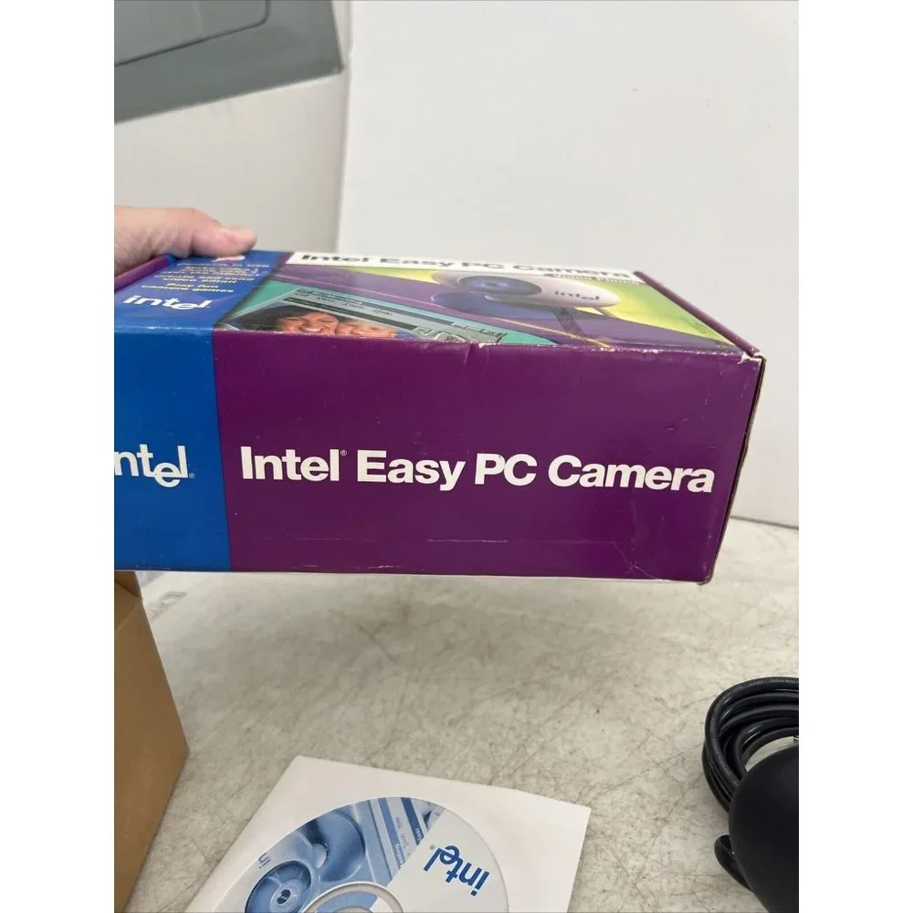 Vintage Retro Intel Easy PC Camera USB Webcam Video Phone Open Box